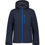Dunkelblaue Wasserdichte Icepeak 3-in-1 Jacken mit Kapuze für Herren Übergrößen für den für den Winter 