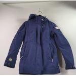Reduzierte Blaue Icepeak Kapuzenmäntel mit Reißverschluss aus Polyamid mit Kapuze für Damen Größe XS für den für den Herbst 