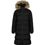 Schwarze Gesteppte Sportliche Icepeak Kinderkapuzenmäntel aus Polyester für Mädchen Größe 176 für den für den Winter 