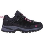Schwarze Icepeak Wyot Outdoor Schuhe mit Schnürsenkel aus Veloursleder atmungsaktiv für Damen Größe 39 