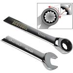 IceToolz Combination Ratchet Wrench, Silber, M