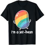 Ich bin eine Lez-Bohne Regenbogen Homosexuell Lesbisch T-Shirt