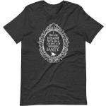 Ich Wurde Verrückt Nach Langen Abständen Von Schrecklicher Vernunft T-Shirt, Unisex Kurzarm Baumwolle Edgar Allan Poe Zitat Shirt