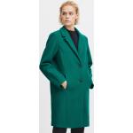 Grüne Unifarbene ICHI Damenmäntel Größe XS für den für den Winter 