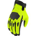 Icon Hooligan Motorrad Handschuhe, gelb, Größe XL