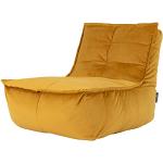 Reduzierte Gelbe Retro Sitzsack Sessel aus Stoff Breite 50-100cm, Höhe 50-100cm, Tiefe 50-100cm 