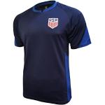 Icon Sports Herren Soccer Gameday US Fußballtrikot T-Shirt, Schwarz, Medium