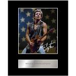 Iconic Pics Fotodruck mit Passepartout, Motiv: Bruce Springsteen, signiert