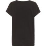 Schwarze Unifarbene Kurzärmelige Armedangels Vegane Bio Nachhaltige Rundhals-Ausschnitt T-Shirts für Damen Größe XS 