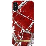 iDeal of Sweden Fashion Hülle iPhone X/XS Scar Rot Marmor - 7340168707193