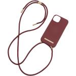 Rote iDeal of Sweden Handyhüllen mit Kirschenmotiv Matt mit Riemchen aus Kunststoff 