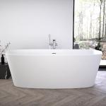 Weiße Ideal Standard Körperform-Badewannen matt 170x75 
