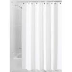 Weiße Moderne InterDesign Textil-Duschvorhänge aus Textil maschinenwaschbar 