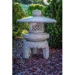 IDYL Gartenfigur » Granit-Stein Laterne Kadai Yukimi Frostfest«, Granit – ein Naturprodukt – sehr robust – witterungsbeständig gegen Frost