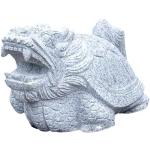 Graue Asiatische 60 cm Tierfiguren für den Garten aus Granit frostfest 
