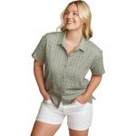 Grüne Bestickte Kurzärmelige Eddie Bauer Blusenshirts & Schlusen aus Jersey für Damen Größe XS für den für den Frühling 