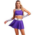 Violette Cosplay-Kostüme für Damen Größe S 