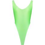Grüne Sexy Damenschwimmanzüge & Damensportbadeanzüge aus Polyester Einheitsgröße 