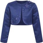 Marineblaue Elegante iEFiEL Festliche Kindermode für Mädchen Größe 98 für den für den Winter 