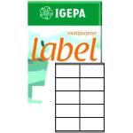 Igepa Label Multipurpose Etiketten 105 x 57 mm Pap
