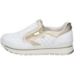 Weiße IGI&Co Low Sneaker mit Schnürsenkel aus Leder für Damen Größe 40 