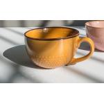 Reduzierte Moderne Große Kaffeetassen 700 ml glänzend aus Keramik 
