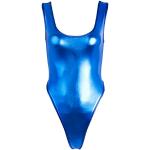 Blaue Damenschwimmanzüge & Damensportbadeanzüge Einheitsgröße 