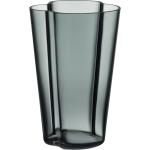 Iittala - Alvar Aalto Vase 22cm - grau, Glas - dunkelgrau (1024740) (006)