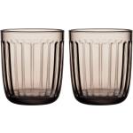 Graue Minimalistische Iittala Raami Glasserien & Gläsersets gebürstet aus Keramik mundgeblasen 2-teilig 