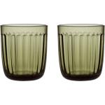 Grüne Minimalistische Iittala Raami Glasserien & Gläsersets gebürstet aus Keramik mundgeblasen 2-teilig 