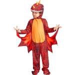 Reduzierte Rote Dinosaurier-Kostüme für Kinder 