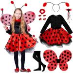 Miraculous – Geschichten von Ladybug und Cat Noir Marienkäfer-Kostüme aus Satin für Kinder 