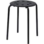 Schwarze IKEA Marius Barhocker & Barstühle stapelbar 
