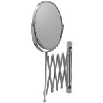 Reduzierte Silberne IKEA Runde Badspiegel & Badezimmerspiegel aus Edelstahl 