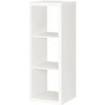 Weiße IKEA Kallax Bücherregale aus MDF Breite 100-150cm, Höhe 100-150cm, Tiefe 0-50cm 