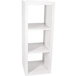 Weiße IKEA Kallax Bücherregale aus Kunststoff Breite 100-150cm, Höhe 100-150cm, Tiefe 0-50cm 