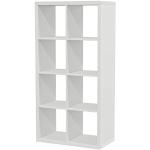 Reduzierte Weiße IKEA Kallax Bücherregale Breite 50-100cm, Höhe 100-150cm, Tiefe 0-50cm 