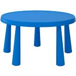 Blaue IKEA Mammut Kindertische Breite 0-50cm, Höhe 0-50cm, Tiefe 0-50cm 