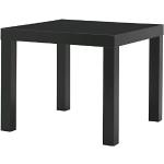 Schwarze IKEA Lack Runde Runde Couchtische 55 cm aus Kunststoff Breite 50-100cm, Höhe 0-50cm, Tiefe 50-100cm 