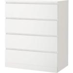 Weiße IKEA Malm Kleinmöbel Breite 100-150cm, Höhe 100-150cm, Tiefe 50-100cm 