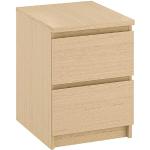 Beige IKEA Malm Nachttische & Nachtschränke Gebeizte mit Schublade Breite 0-50cm, Höhe 0-50cm, Tiefe 0-50cm 