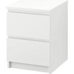 Weiße IKEA Malm Kleinmöbel mit Schublade Breite 0-50cm, Höhe 0-50cm, Tiefe 0-50cm 