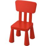 Rote IKEA Mammut Kinderstühle aus Kunststoff 