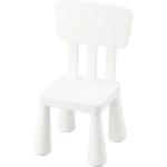 Weiße IKEA Mammut Kinderstühle aus Kunststoff 