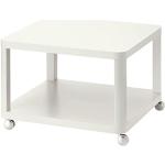 Weiße IKEA TINGBY Beistelltische & Ablagetische mit Rollen Breite 50-100cm, Höhe 50-100cm, Tiefe 50-100cm 