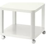 Weiße IKEA TINGBY Beistelltische & Ablagetische mit Rollen Breite 0-50cm, Höhe 0-50cm, Tiefe 0-50cm 