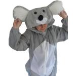 Ikumaal Koala-Bär Kostüm, J42, Gr. M-L, Fasnachts-Kostüme Tier-Kostüme, Koala-Kostüme Koala-Bären für Fasching Karneval Fasnacht, Geschenk für Erwachsene