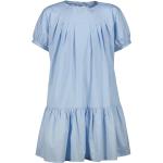 Reduzierte Blaue Gesteppte IL GUFO Kinderkleider A-Linie mit Volants Größe 152 für den für den Sommer 