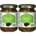 IL NUTRIMENTO Olivenpaste aus Schwarzen Oliven (1 x 130 g) (Packung mit 2)
