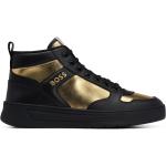 Schwarze HUGO BOSS BOSS High Top Sneaker & Sneaker Boots aus Leder für Herren Größe 46 